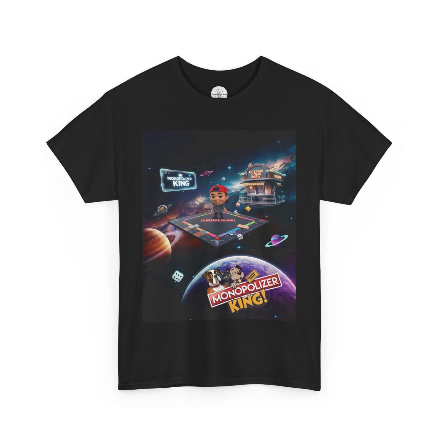 Monopolizer King’s Cosmic Quest Unisex Heavy Cotton Tee