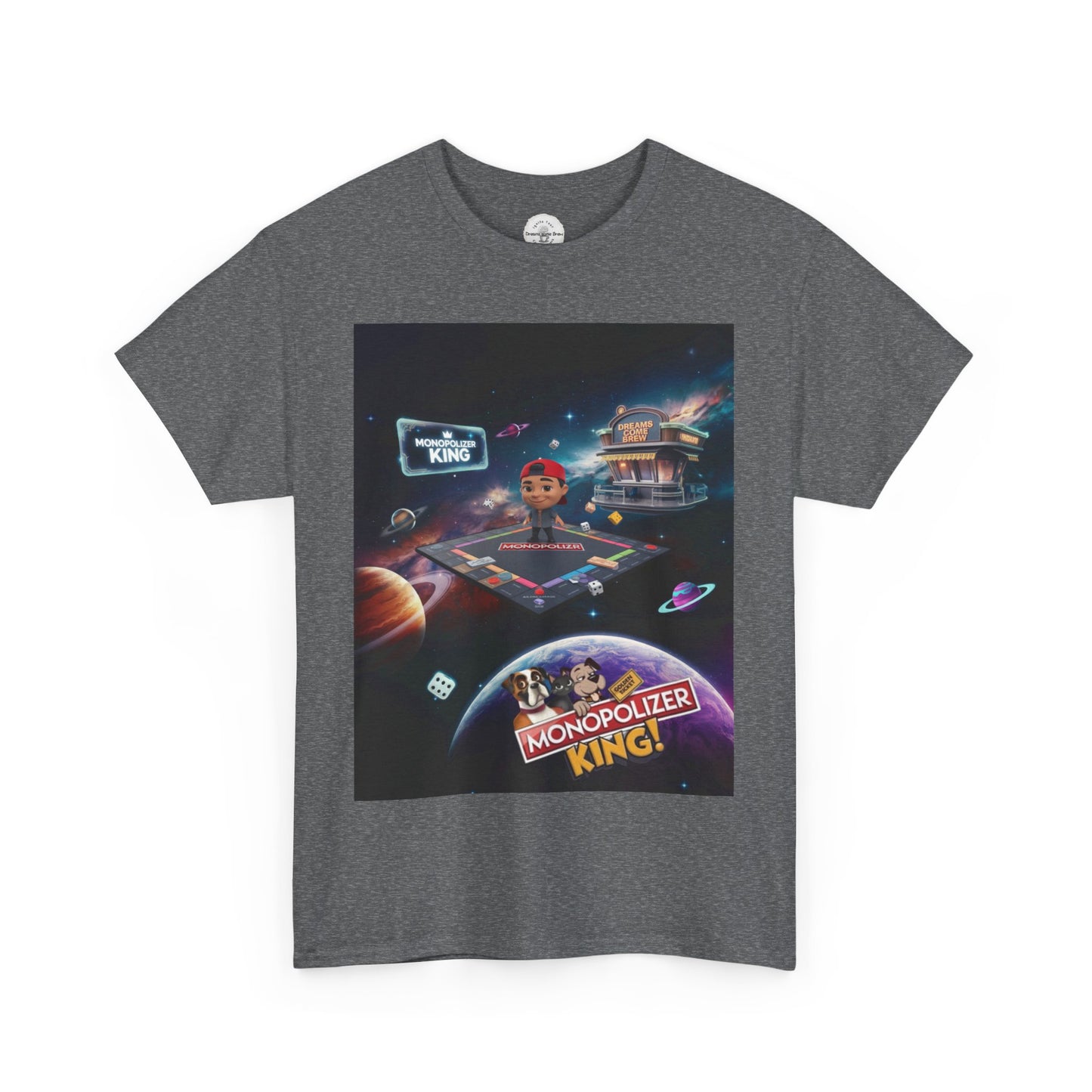 Monopolizer King’s Cosmic Quest Unisex Heavy Cotton Tee