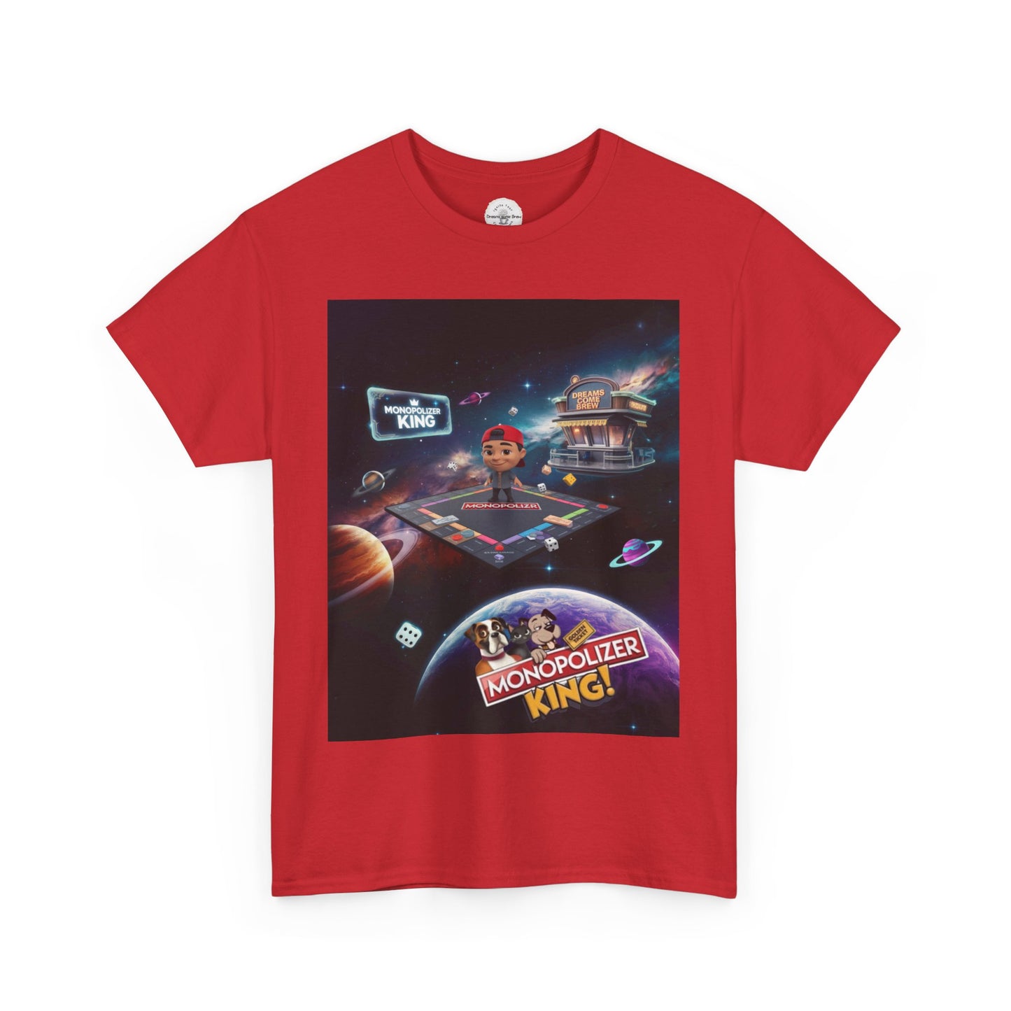 Monopolizer King’s Cosmic Quest Unisex Heavy Cotton Tee