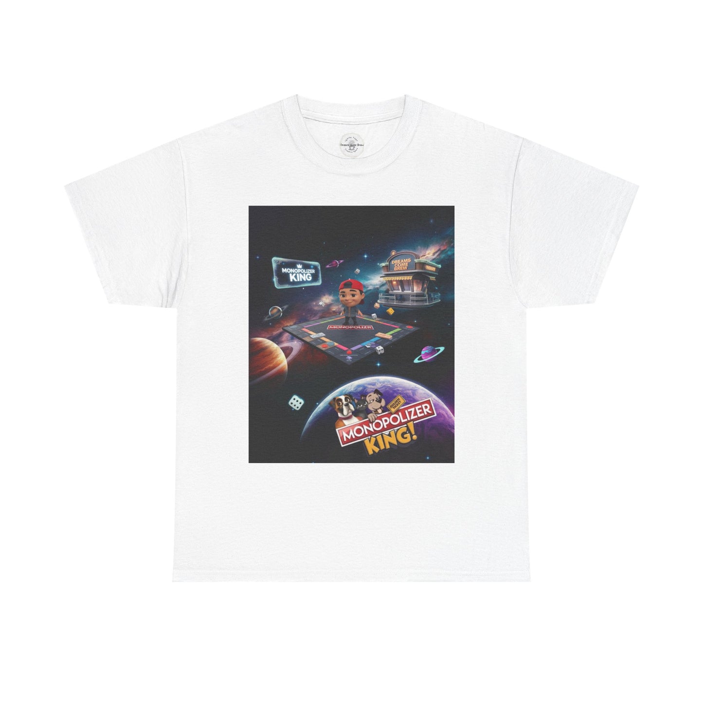 Monopolizer King’s Cosmic Quest Unisex Heavy Cotton Tee