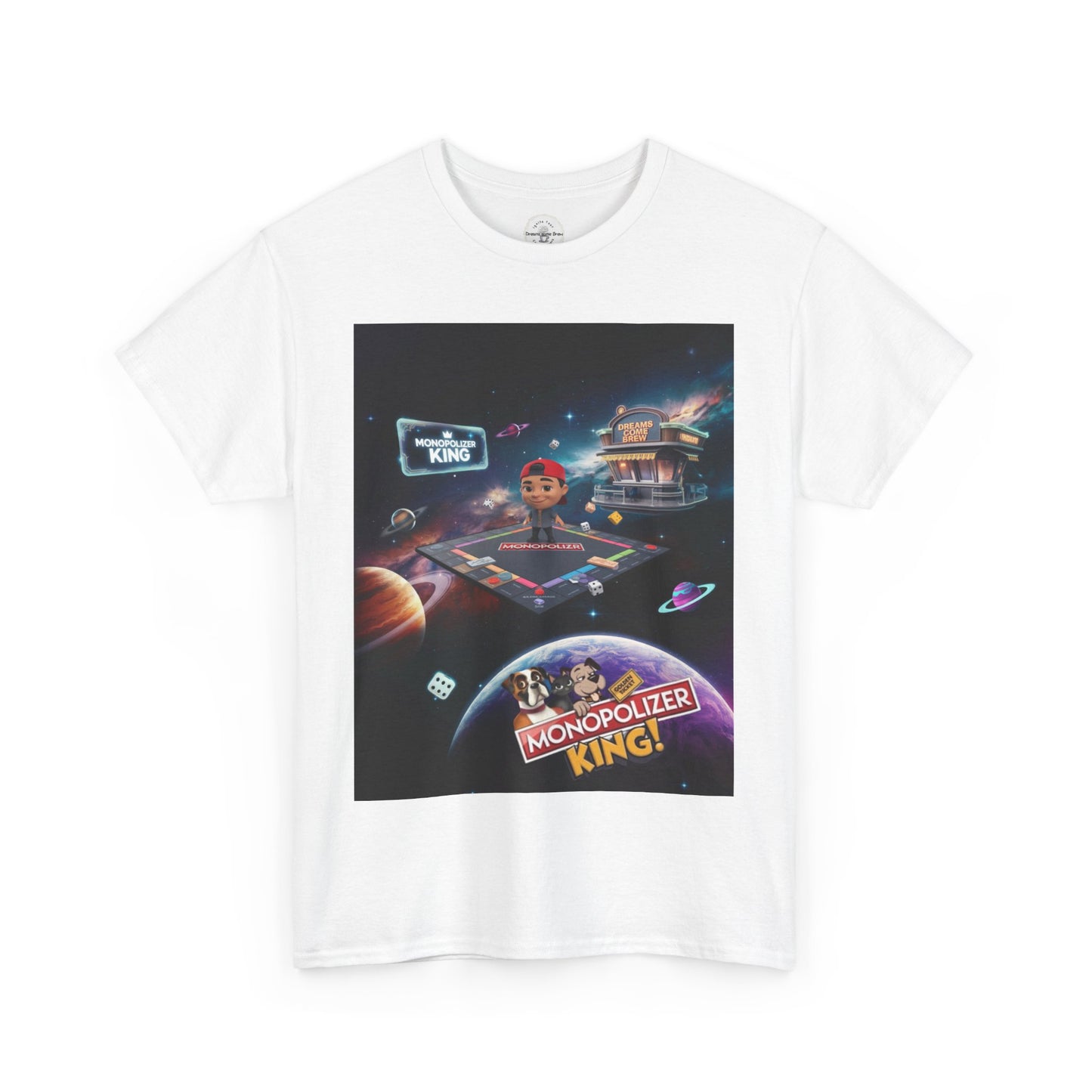Monopolizer King’s Cosmic Quest Unisex Heavy Cotton Tee