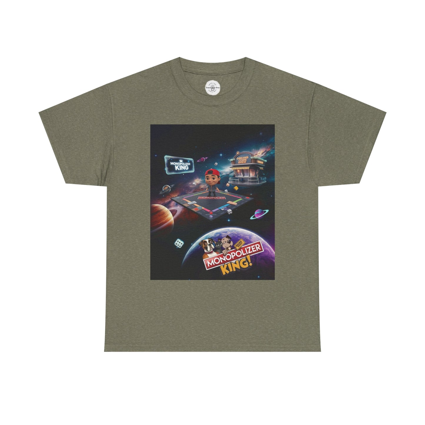 Monopolizer King’s Cosmic Quest Unisex Heavy Cotton Tee