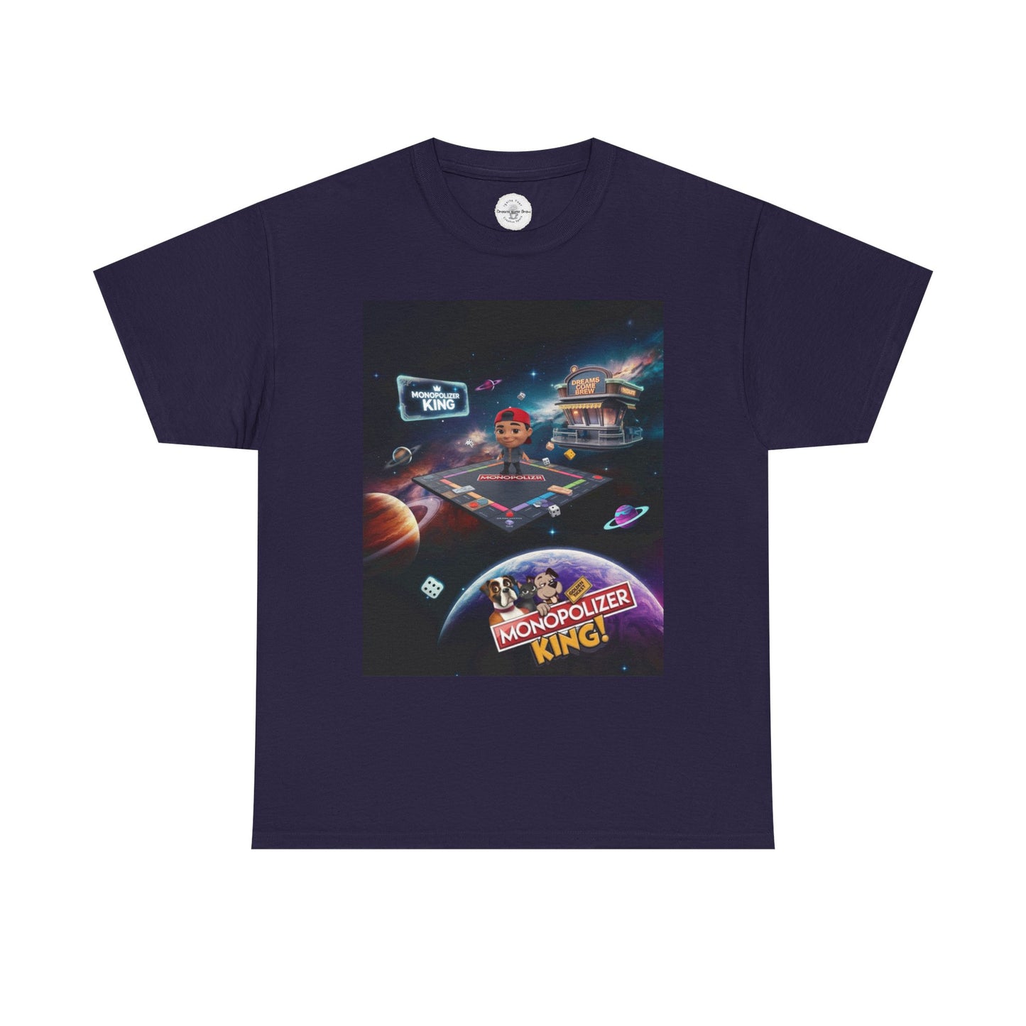 Monopolizer King’s Cosmic Quest Unisex Heavy Cotton Tee