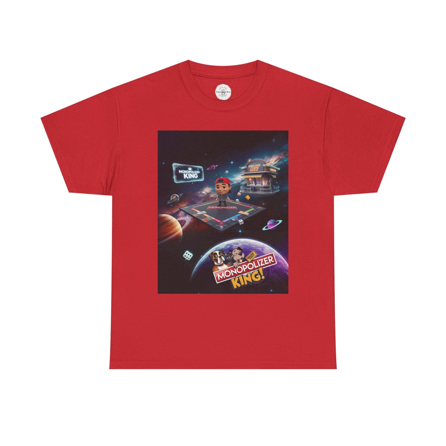Monopolizer King’s Cosmic Quest Unisex Heavy Cotton Tee