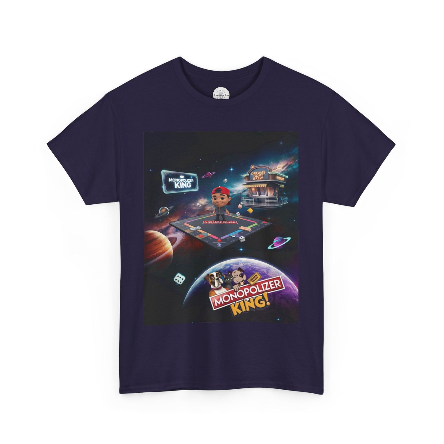 Monopolizer King’s Cosmic Quest Unisex Heavy Cotton Tee