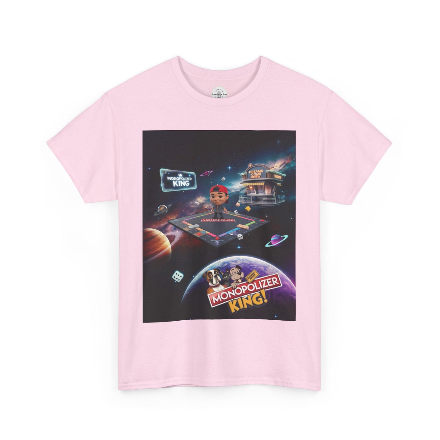 Monopolizer King’s Cosmic Quest Unisex Heavy Cotton Tee