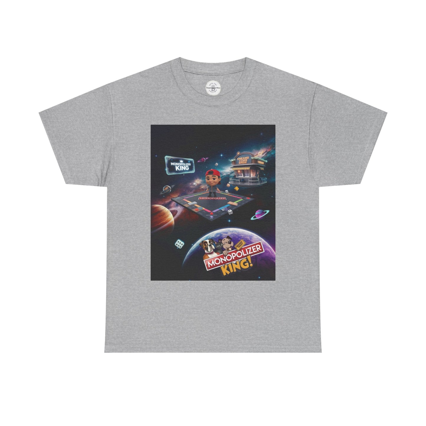 Monopolizer King’s Cosmic Quest Unisex Heavy Cotton Tee