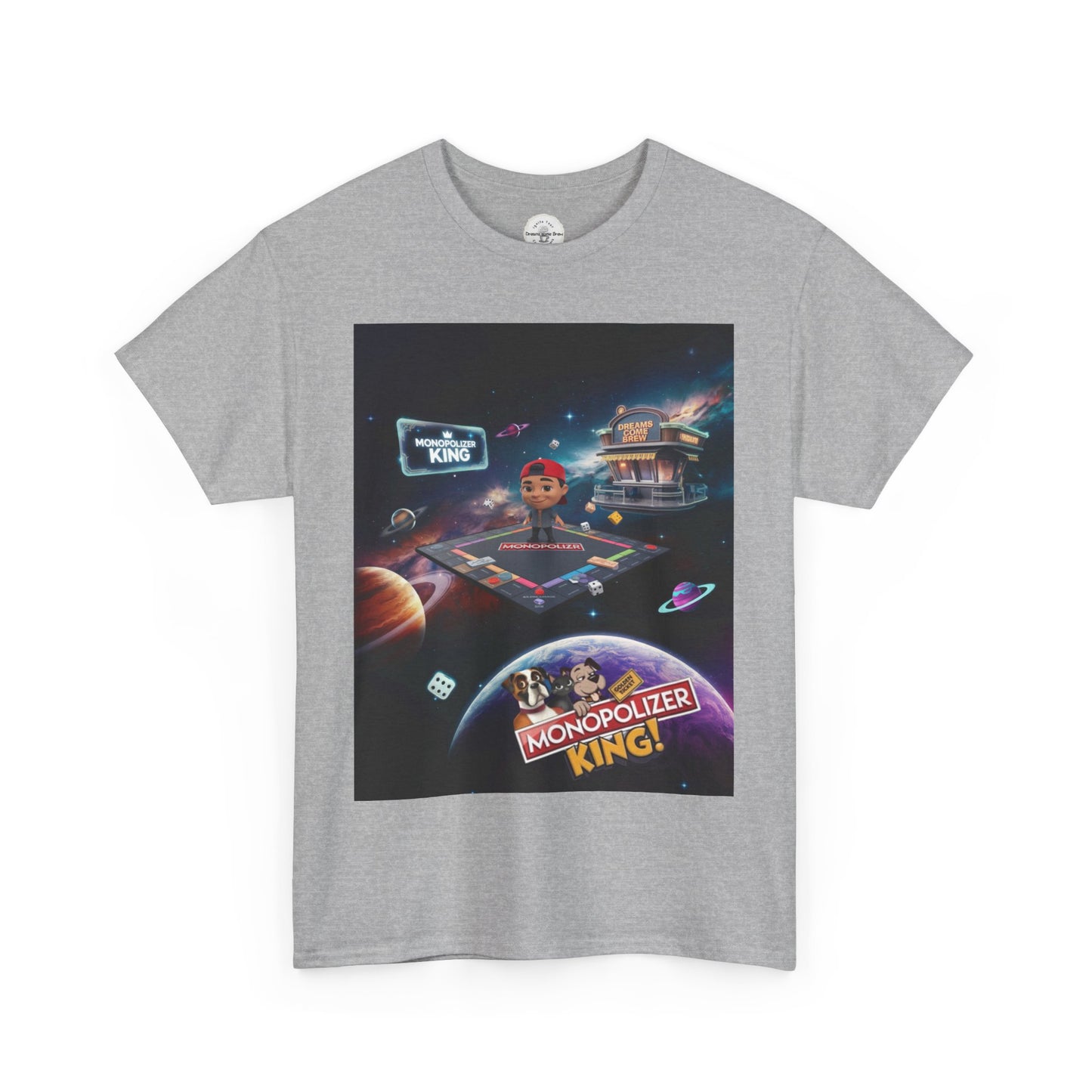 Monopolizer King’s Cosmic Quest Unisex Heavy Cotton Tee