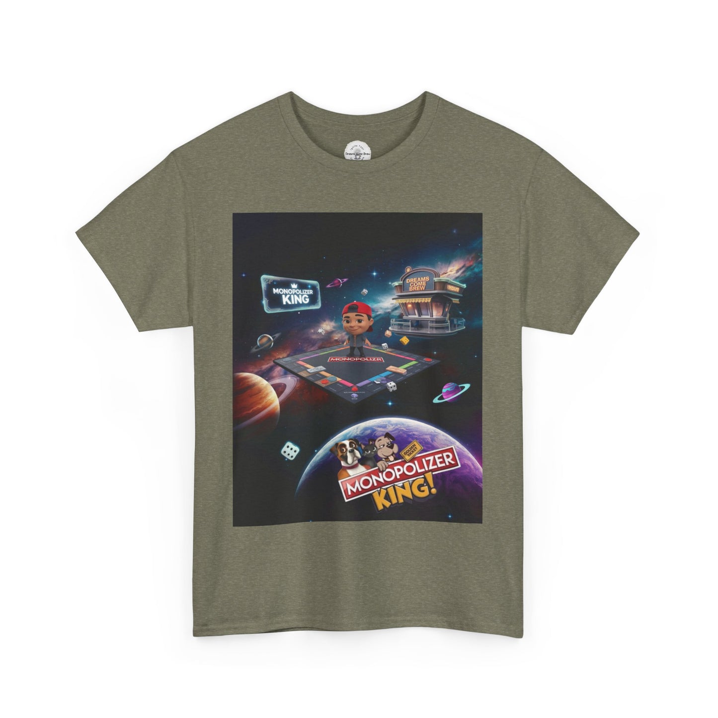 Monopolizer King’s Cosmic Quest Unisex Heavy Cotton Tee