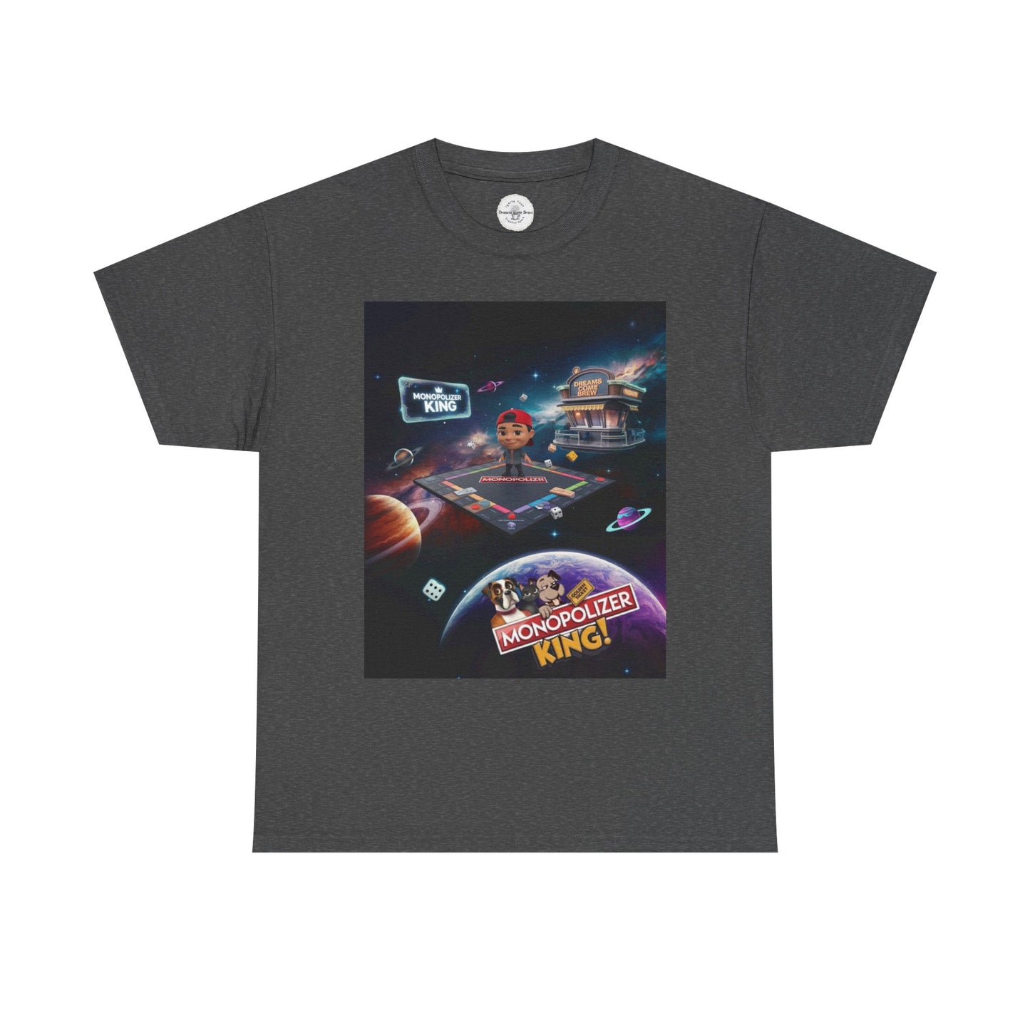 Monopolizer King’s Cosmic Quest Unisex Heavy Cotton Tee