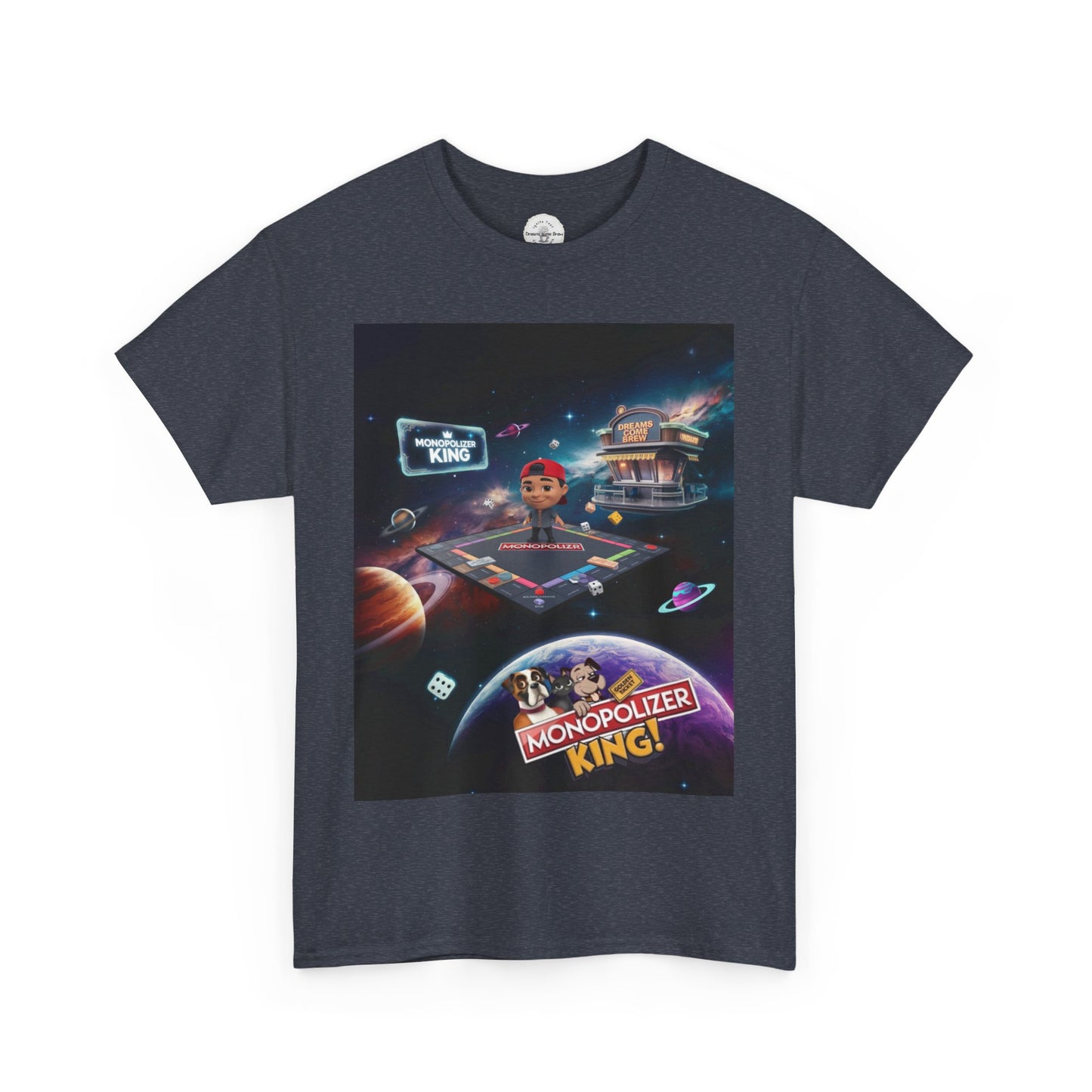 Monopolizer King’s Cosmic Quest Unisex Heavy Cotton Tee