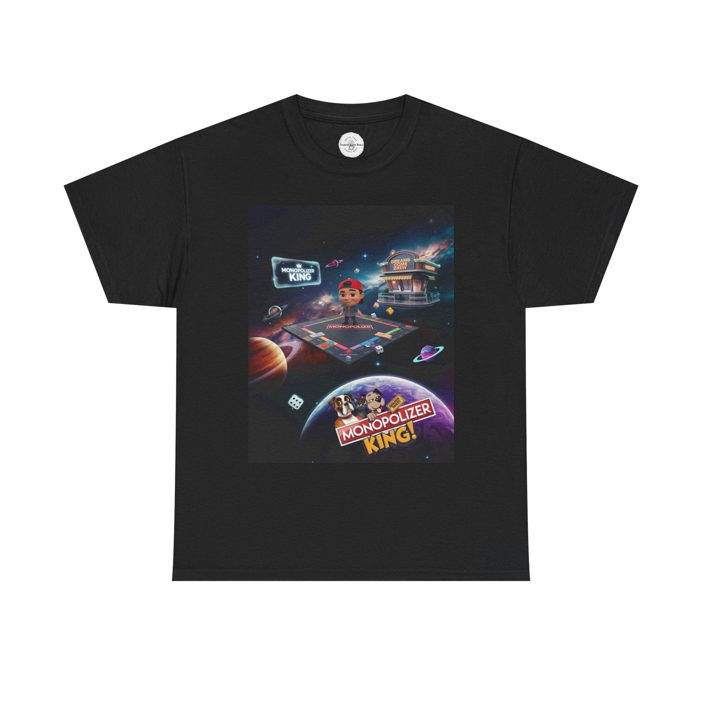 Monopolizer King’s Cosmic Quest Unisex Heavy Cotton Tee