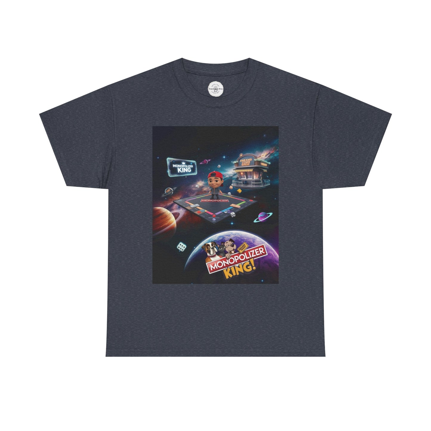 Monopolizer King’s Cosmic Quest Unisex Heavy Cotton Tee