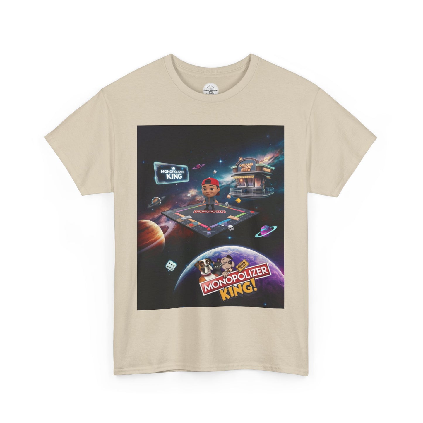 Monopolizer King’s Cosmic Quest Unisex Heavy Cotton Tee