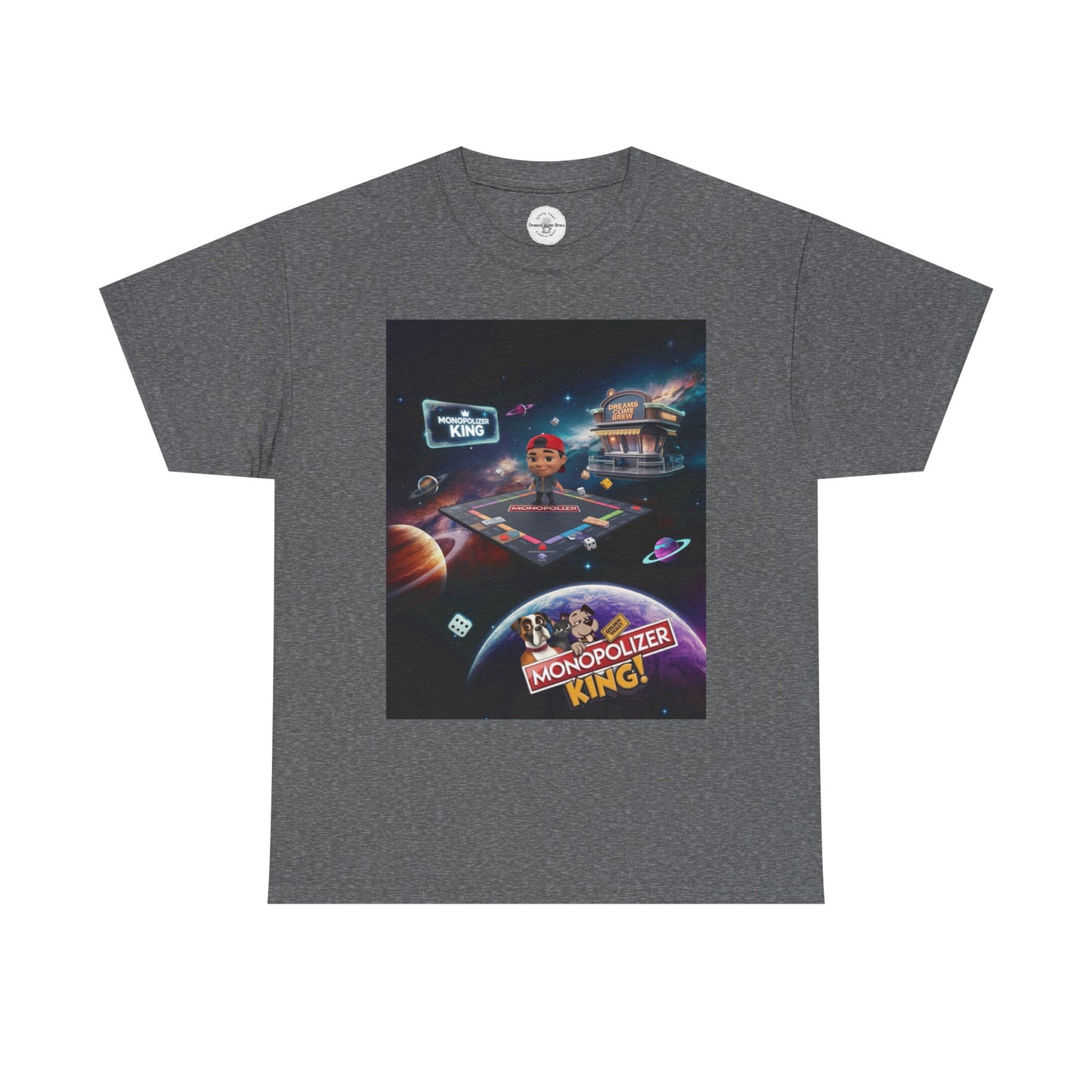 Monopolizer King’s Cosmic Quest Unisex Heavy Cotton Tee