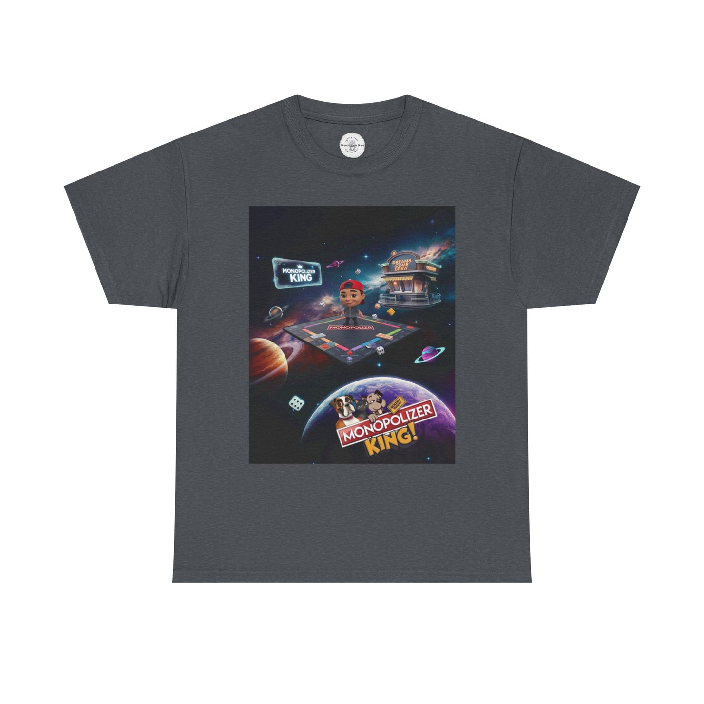Monopolizer King’s Cosmic Quest Unisex Heavy Cotton Tee