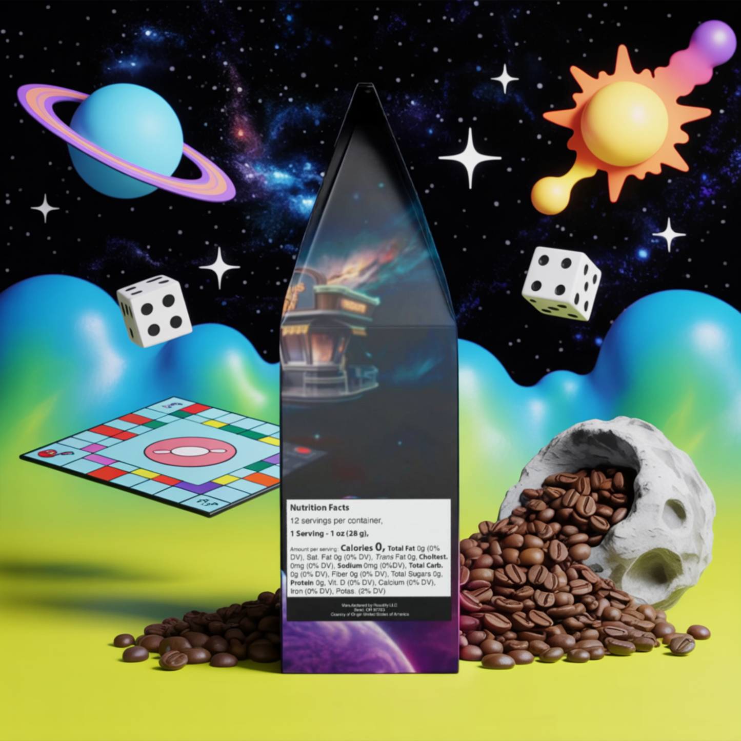 Monopolizer King's Cosmic Quest - Broken Top Coffee Blend (Medium Roast)