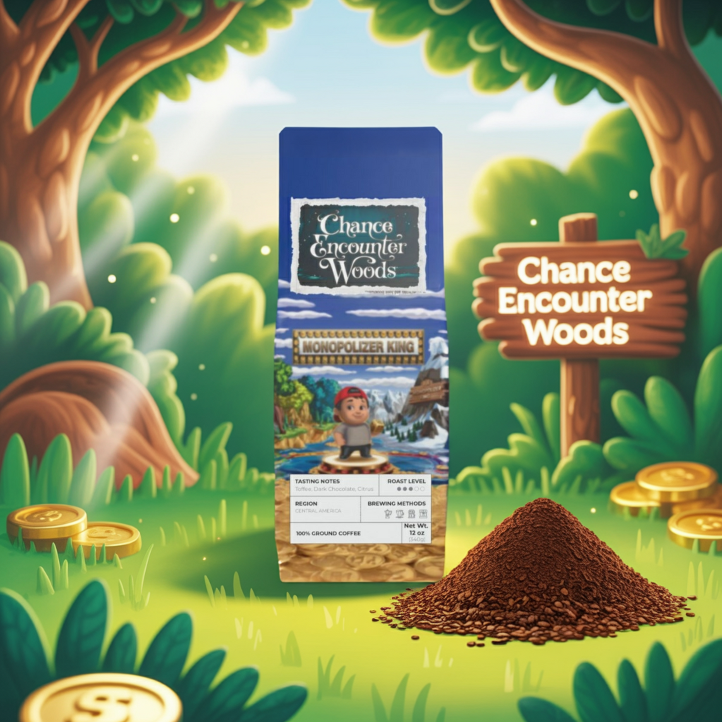 Chance Encounter Woods - Rock Creek Coffee Blend (Medium Roast)