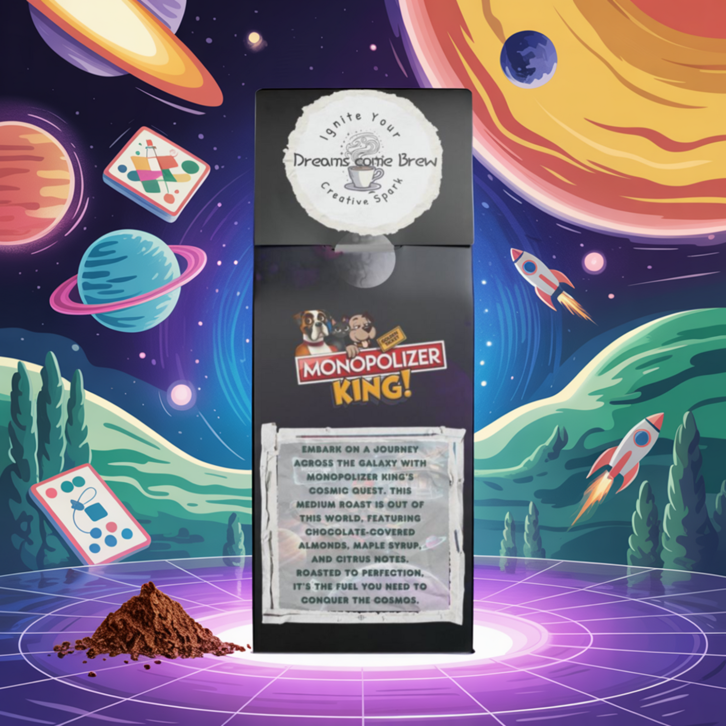 Monopolizer King's Cosmic Quest - Broken Top Coffee Blend (Medium Roast)