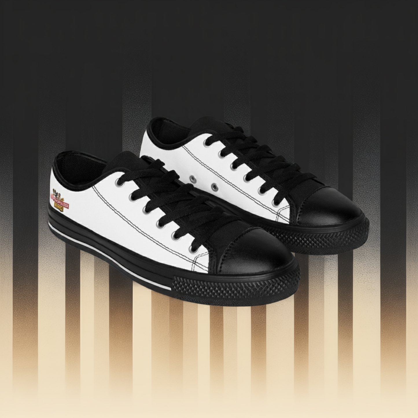 Monopolizer King's Signature Sneakers – White Edition