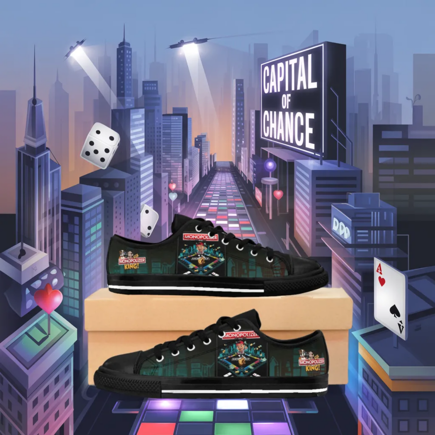 Capital of Chance - Unisex Sneakers