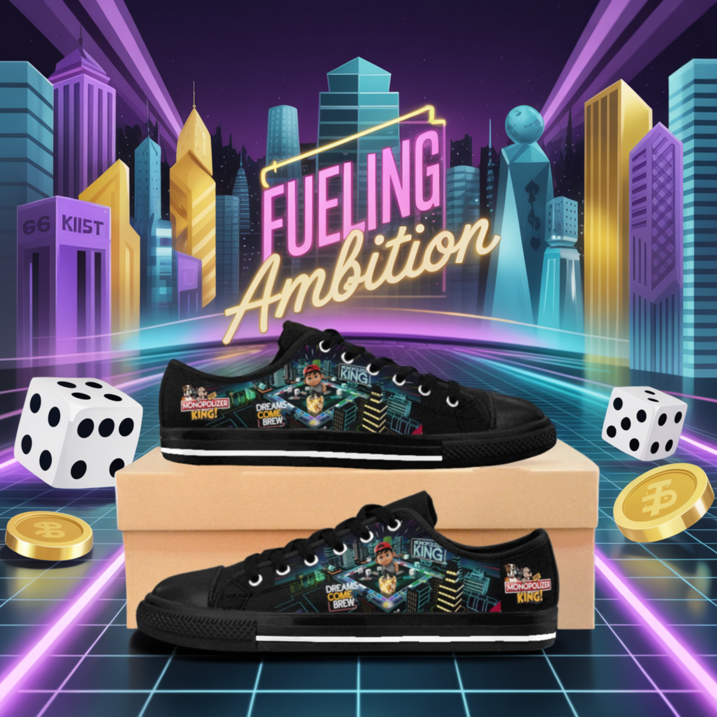 Fueling Ambition - Unisex Sneakers