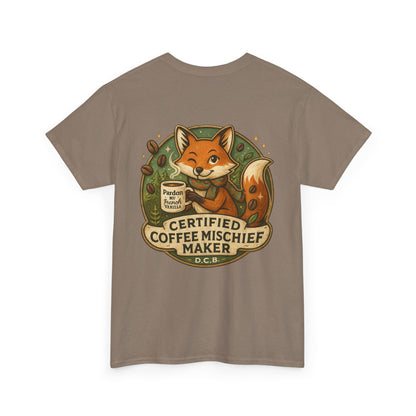 Certified Coffee Mischief Maker Tee