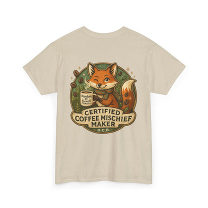 Certified Coffee Mischief Maker Tee