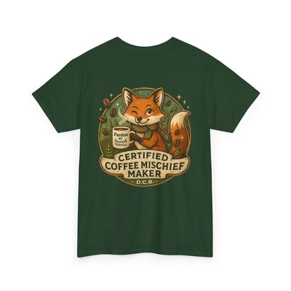 Certified Coffee Mischief Maker Tee