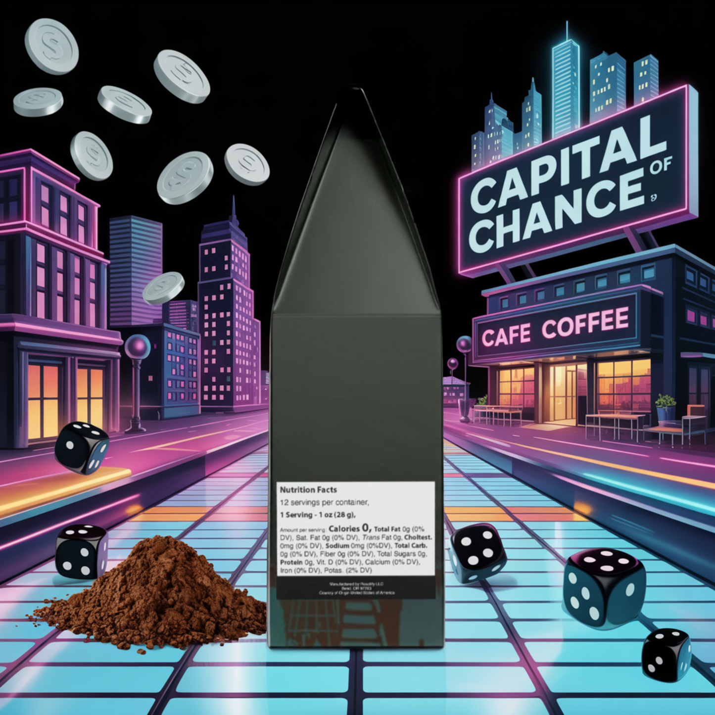 Capital of Chance - Colombia Single Origin Coffee (Light-Medium Roast)